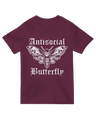 Funny Antisocial Butterfly