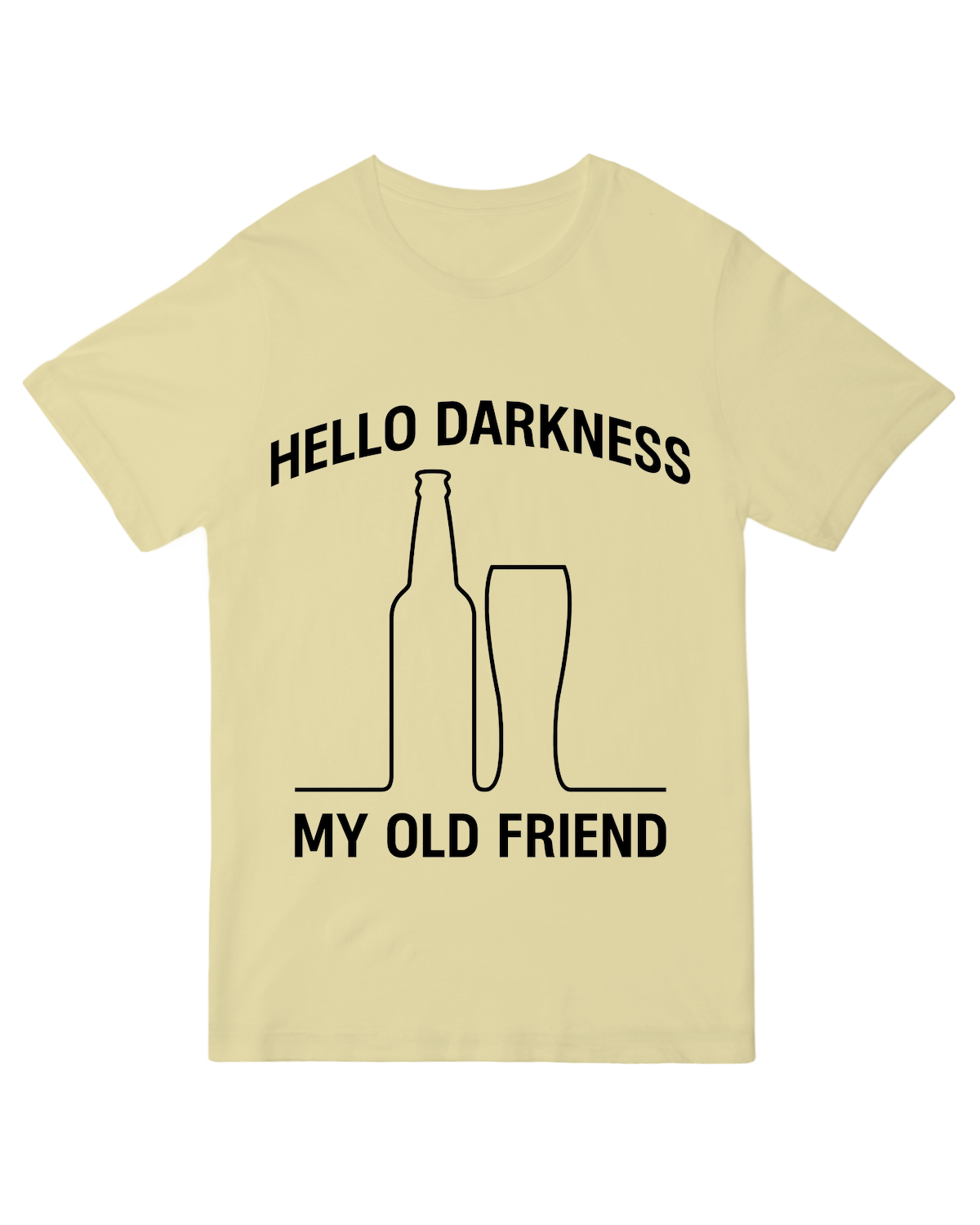 Hello Darkness My Old Friend Nerdy Graphic