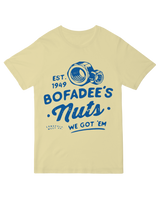 "White 'Bofadee's' meme t-shirt for internet humor fans - clean viral joke design"