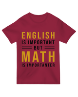 English is important but Math is importanter Geek