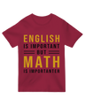 English is important but Math is importanter Geek