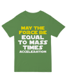 May the force be equal to mass times acceleration Geek