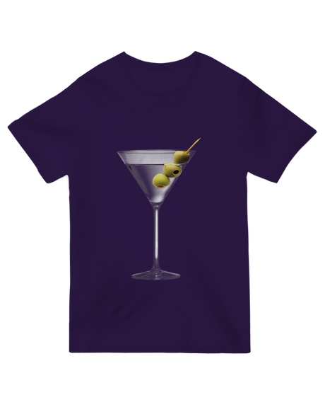 Dirty Martini cocktail graphic t-shirt in [color] - vintage drink print bartender tee
