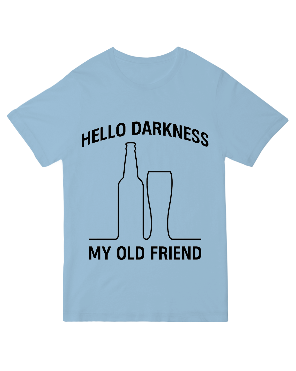 Hello Darkness My Old Friend Nerdy Graphic