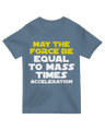 May the force be equal to mass times acceleration Geek