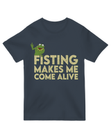 "Black 'Fisting Power' boxing training t-shirt for MMA and combat sports athletes"