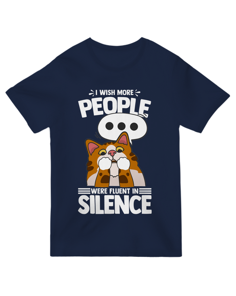 "'Fluent in Silence' [Product Type] - Introvert Gift for Quiet People"