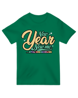 Alt Text: "New Year New Me 2025 inspirational t-shirt in [color], soft cotton unisex tee for fresh starts"