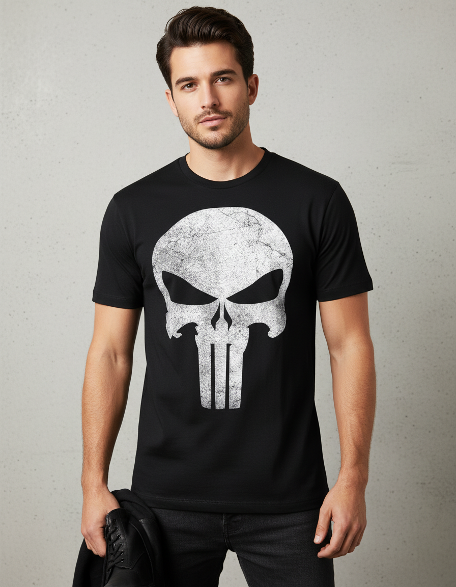 Marvel Punisher Distressed Skull