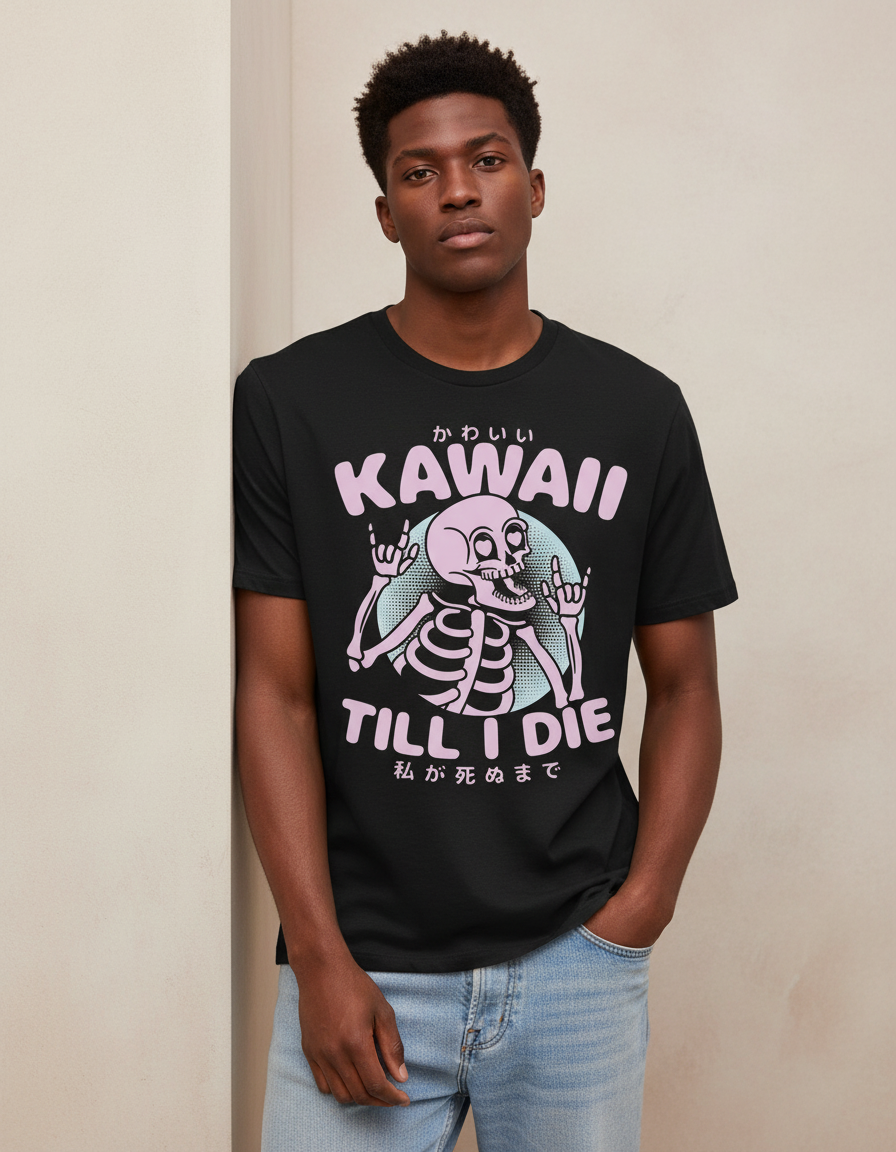 Kawaii Till I Die Skeleton