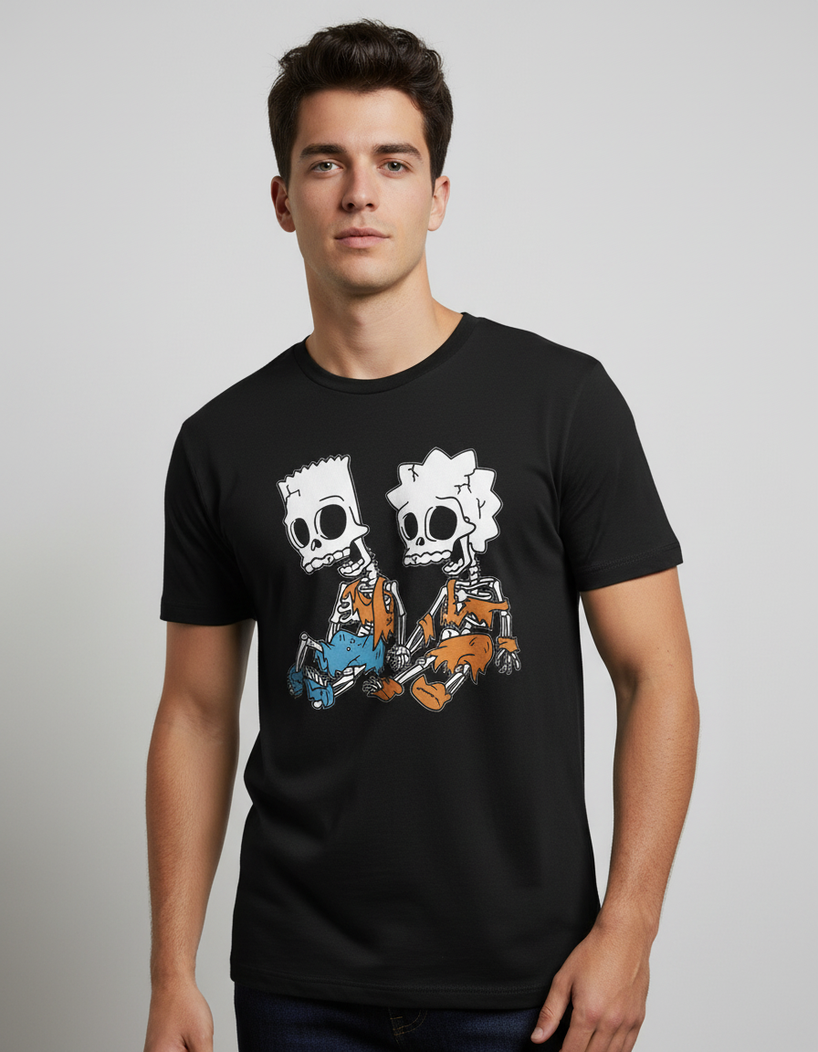 The Simpsons Skeleton Bart And Lisa Girls