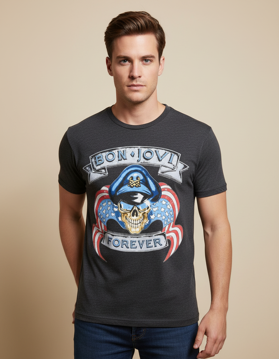 Bon Jovi Skeleton Officer