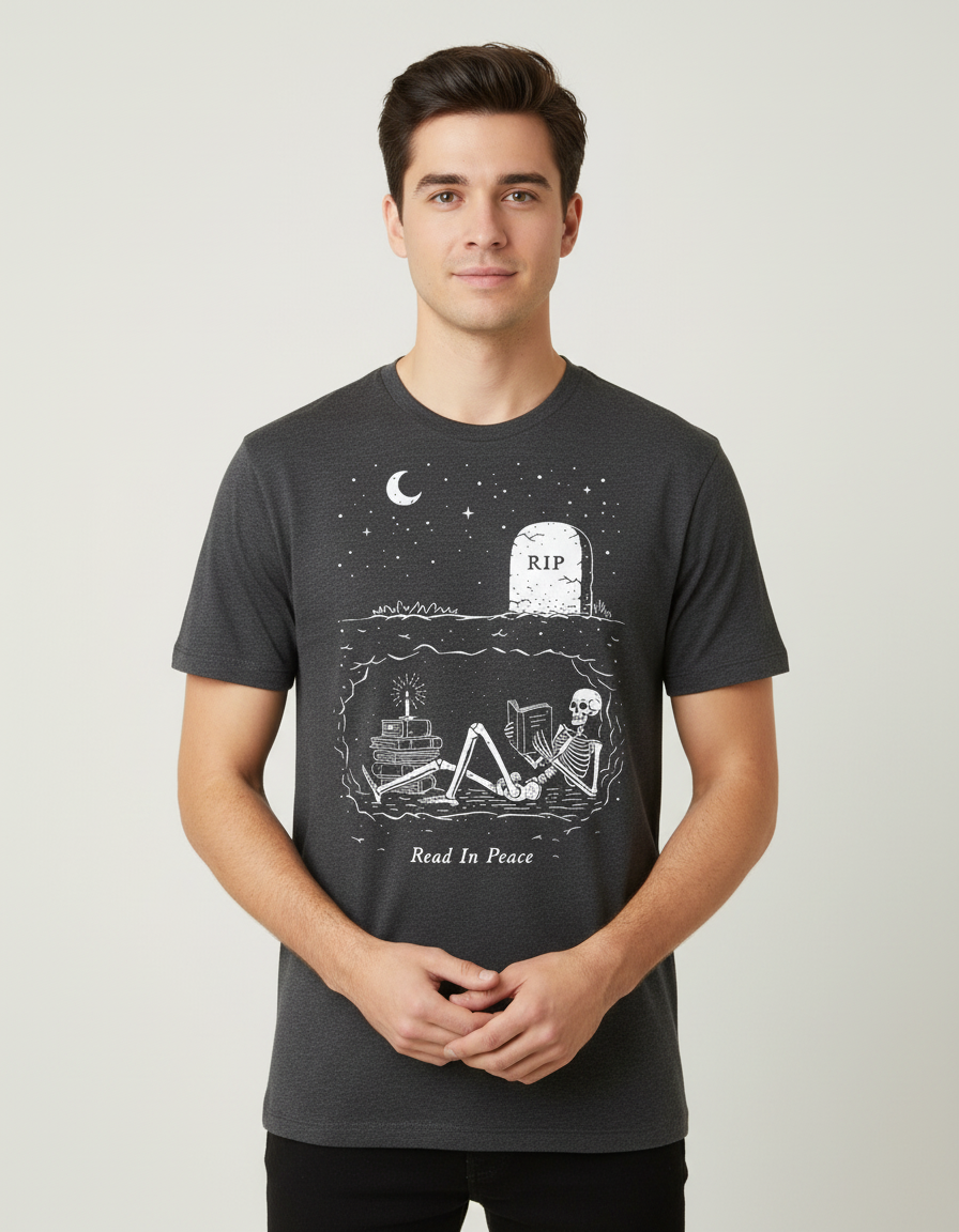 Read In Peace Skeleton