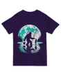 "Forest green ‘Sasquatch Fishing’ t-shirt with Bigfoot angler design for outdoor humor lovers"
