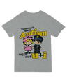 "White minimalist ‘U & I’ t-shirt for couples and best friends - organic cotton matching set"