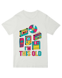 "Heather gray 'I'm This Old' retro tech t-shirt with vintage gadget graphic - nostalgic cotton tee for 90s kids and Millennials"